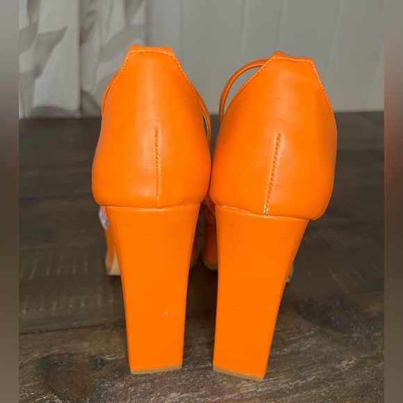 Lemonade Platform Heel Sandals, On Point, Size 6 - Picture 6 of 9